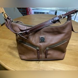 Dooney & Bourke Mary Brown Leather Bag